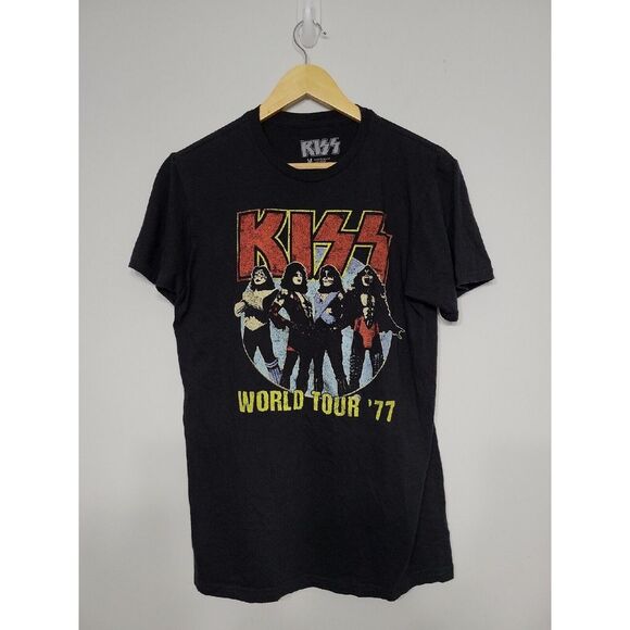 Kiss Other - Kiss Men's T-Shirt World Tour 77'‎ 2021 Print